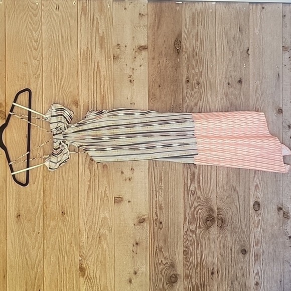 NWT Anthropologie Bare Cutout Bandeau Halter Maxi Dress Size XSmall - Picture 1 of 9